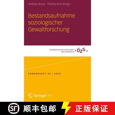 【3-4周达】Bestandsaufnahme soziologischer Gewaltforschung [9783658303266]