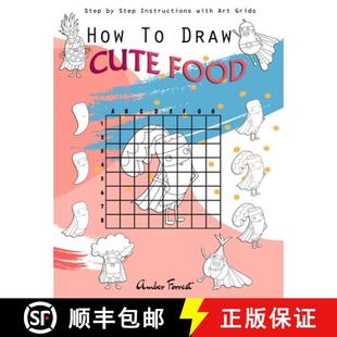 Fruits How Super Vegetabl... Food Instructions Art Drawing Step 9788194512950 Draw Grids Cute with 预订
