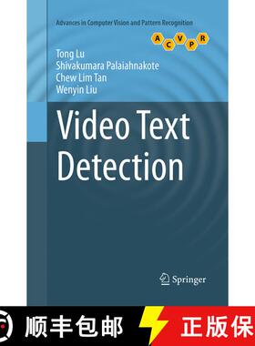 【3-4周达】Video Text Detection (Softcover reprint of the original 1st ed. 2014) (Softcover reprint o... [9781447170099]