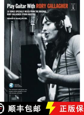 【3-4周达】Play Guitar With... Rory Gallagher (Book/Audio Download) [9781783059362]