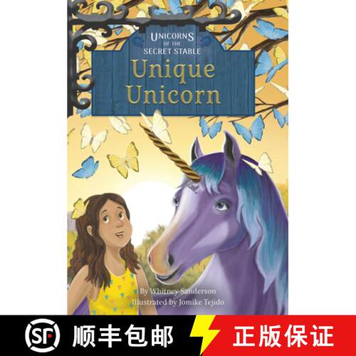 【3-4周达】Unicorns of the Secret Stable: Unique Unicorn (Book 5) [9781631635014]