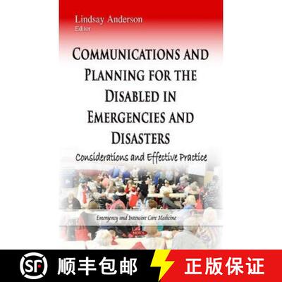 【3-4周达】精装 Communications and Planning for the Disabled in Emergencies and Disasters: Considerat... [9781633215740]