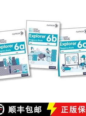 【3-4周达】Numicon: Number, Pattern and Calculating 6 Explorer Progress Books ABC (Mixed pack) [9780198304937]