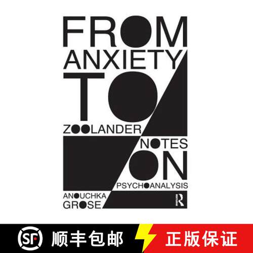 【3-4周达】精装 From Anxiety to Zoolander : Notes on Psychoanalysis [9780367103903]