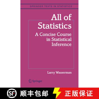 【3-4周达】精装 All of Statistics : A Concise Course in Statistical Inference [9780387402727]