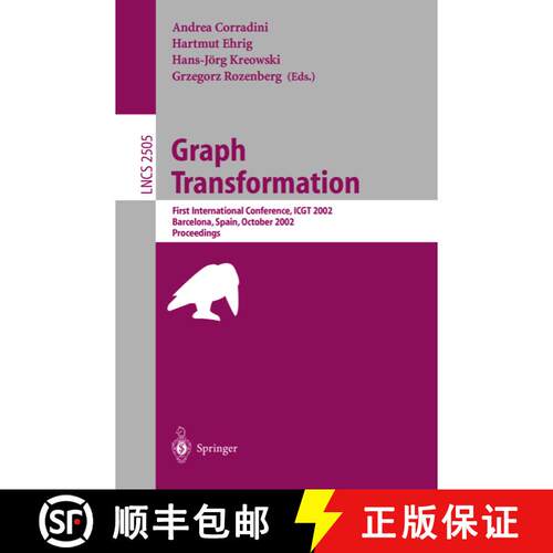 【3-4周达】Graph Transformation : First International Conference, ICGT 2002, Barcelona, Spain, Octobe... [9783540443100]