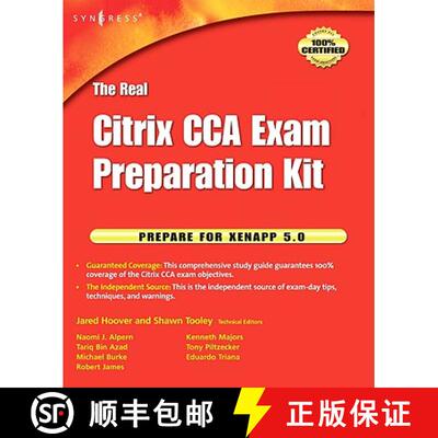 【3-4周达】The Real Citrix CCA Exam Preparation Kit: Prepare for XenApp 5.0 [9781597494199]