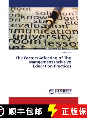 预订 The Factors Affecting of The Mangement Inclusive Education Practices [9783659623578]