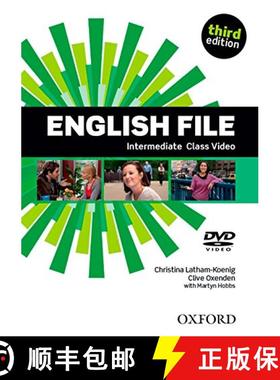 【3-4周达】English File, 3rd Edition Intermediate: Class DVD [9780194597203]