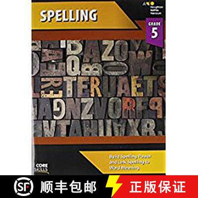 【3-4周达】Steck-Vaughn Core Skills Spelling: Workbook Grade 5 [9780544267824]