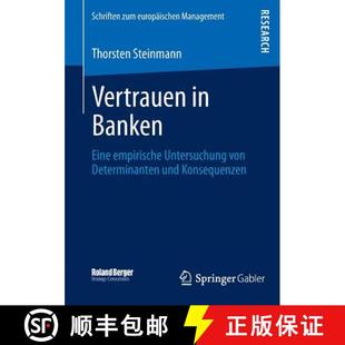 Vertrauen 9783658011475 Konsequenzen Untersuchung 4周达 Von Banken Und Eine Determinanten Empirische