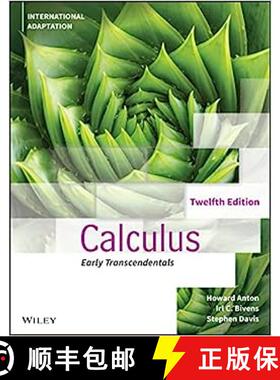 【3-4周达】Calculus Early Transcendentals, 12th Edition, Inte rnational Adaptation [9781119820482]