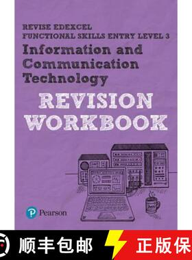 【3-4周达】Pearson REVISE Edexcel Functional Skills ICT Entry Level 3 Workbook: for home learning, 20... [9781292145846]