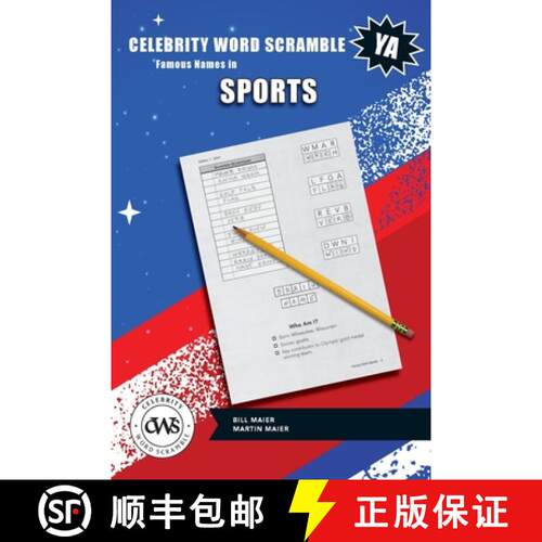 【3-4周达】Celebrity Word Scramble Famous Names in Sports [9798990963085]