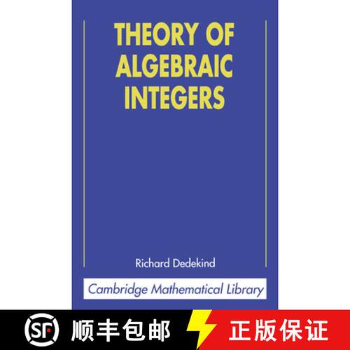 预订 Theory of Algebraic Integers: - Theory of Algebraic Integers [9780521565189]
