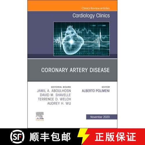 【3-4周达】精装 Coronary Artery Disease, an Issue of Cardiology Clinics: Volume 38-4 [9780323777094]