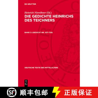 【3-4周达】精装 (Gedicht Nr. 537-729) [9783112703168]