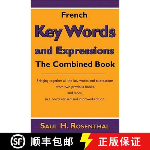 【3-4周达】French Key Words and Expressions: French Key Words and Expressions [9781604942477]