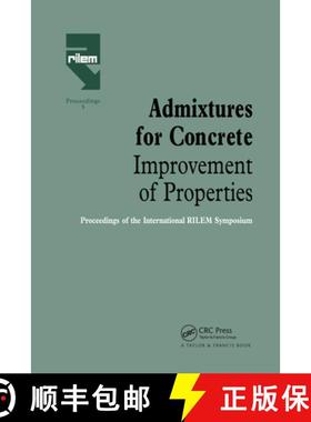 【3-4周达】Admixtures for Concrete - Improvement of Properties: Proceedings of the International RILE... [9780412374104]