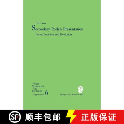 【3-4周达】Secondary Pollen Presentation : Form, Function and Evolution [9783709173756]
