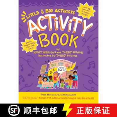 【3-4周达】Little & Big Activists Activity Book: A colorful companion to Let's Sing! Songs for Little... [9798988838128]