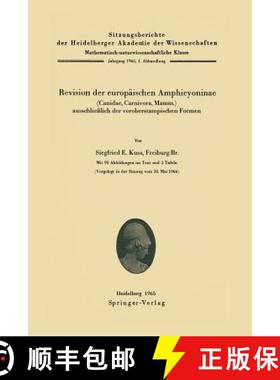 【3-4周达】Revision der europäischen Amphicyoninae: (Canidae, Carnivora, Mamm.) ausschlie?lich der v... [9783540033998]