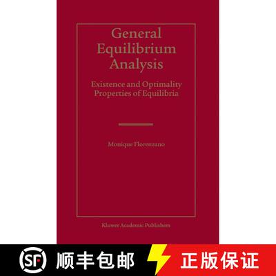 【3-4周达】精装 General Equilibrium Analysis : Existence and Optimality Properties of Equilibria [9781402075124]