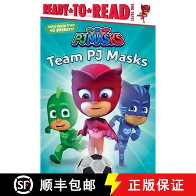 【3-4周达】Team Pj Masks: Ready-To-Read Level 1 [9781534453395]
