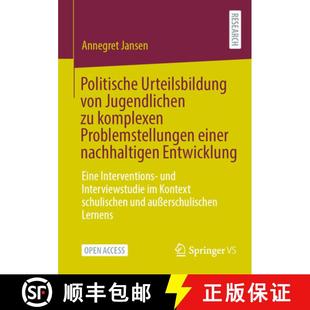 von komplexen nachhaltig... Politische einer 4周达 9783658461485 Urteilsbildung Problemstellungen Jugendlichen