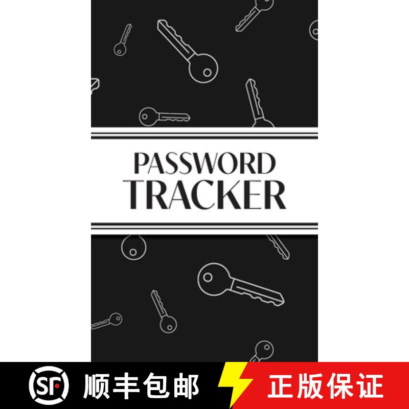 预订 Password Tracker (Black Keys): 6x9 Hardcover Alphabetical Password Logbook for Easy Organization [9781834120775]