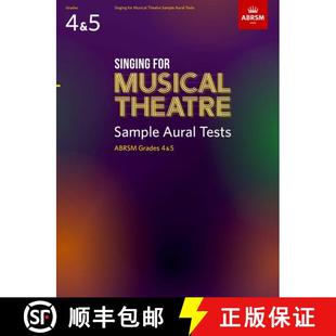【3-4周达】Singing for Musical Theatre Sample Aural Tests, ABRSM Grades 4 & 5, from 2020 [9781786012777]
