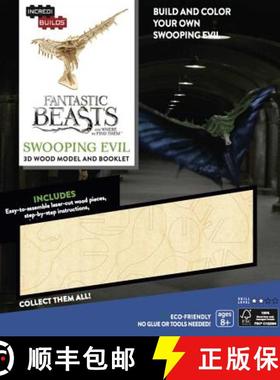 【3-4周达】Incredibuilds: Fantastic Beasts and Where to Find Them: Swooping Evil 3D Wood Model and Bo... [9781682980606]