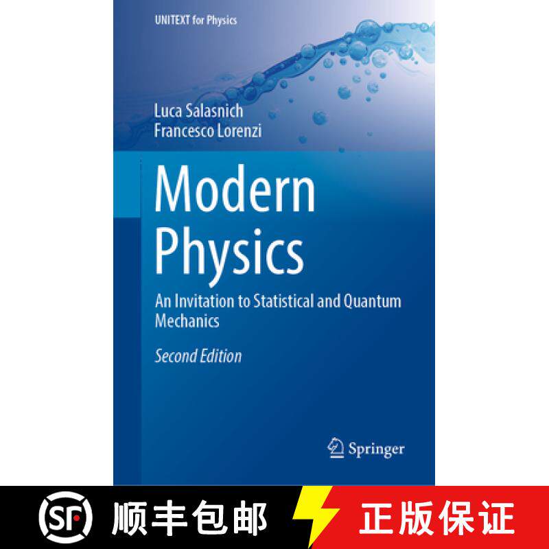 【3-4周达】Modern Physics : An Invitation to Statistical and Quantum Mechanics [9783031676703]