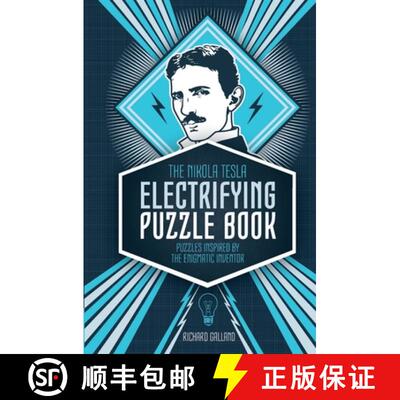 【3-4周达】The Nikola Tesla Electrifying Puzzle Book: Puzzles Inspired by the Enigmatic Inventor [9781787392458]