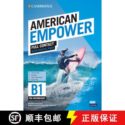 预订 American Empower Pre-Intermediate/B1 Full Contact with Digital Pack [9781108849722]