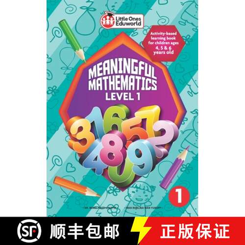 【3-4周达】Little Ones Eduworld Meaningful Mathematics Level 1: Activity-based Learning Book for Chil... [9789671405253]