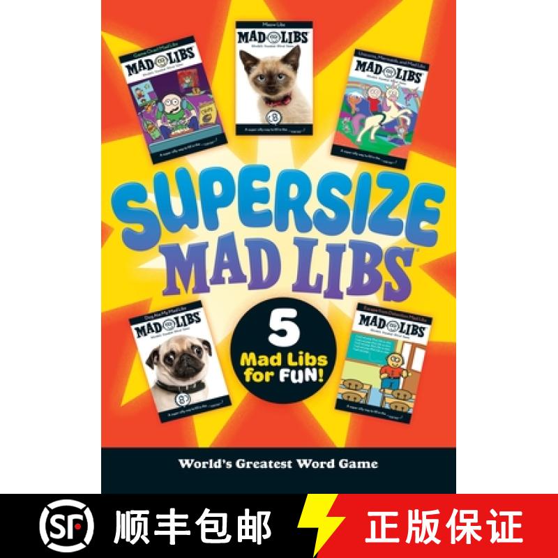 【3-4周达】Supersize Mad Libs: World's Greatest Word Game [9781524785062]