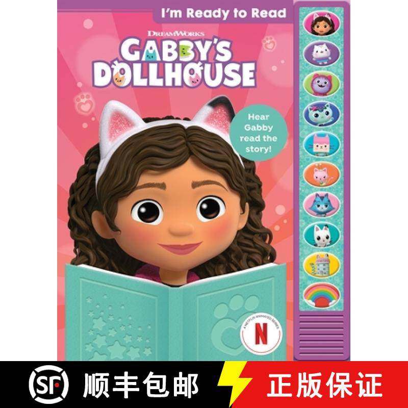 【3-4周达】Gabbys Dollhouse Im Ready To Read Sound Book [9781503772236]