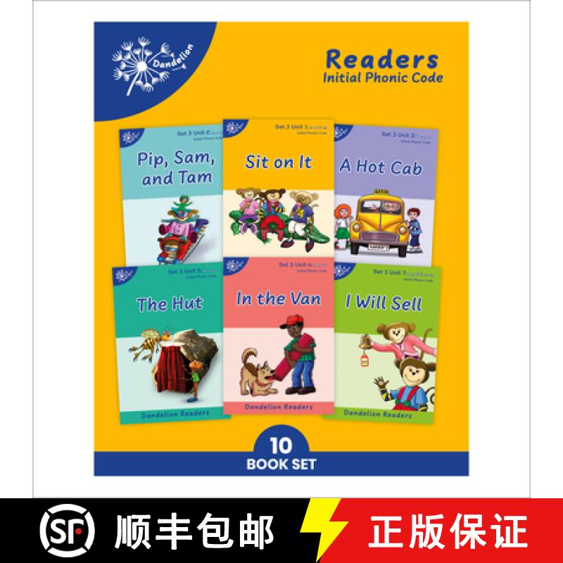 【3-4周达】Phonic Books Dandelion Readers Set 3 Units 1-10 Sit on It (Alphabet Code Blending 4 and 5 ... [9780744095265]
