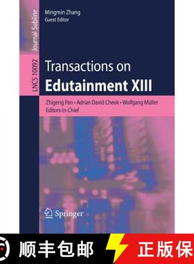 【3-4周达】Transactions on Edutainment XIII [9783662543948]