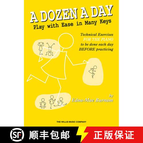 【3-4周达】A Dozen a Day - Play with Ease in Many Keys [9781480345096]