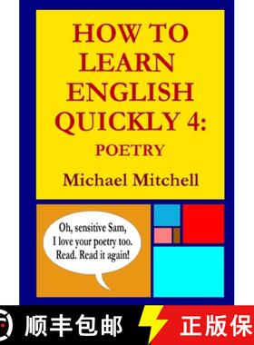 预订 How To Learn English Quickly 4: Poetry [9781326058524]