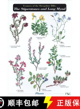 预订 Features of the Shropshire Hills: The Stiperstones and Long Mynd [9781851532377]