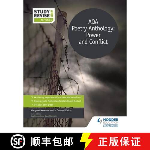 【3-4周达】Study and Revise for GCSE: AQA Poetry Anthology: Power and Conflict [9781471853562]