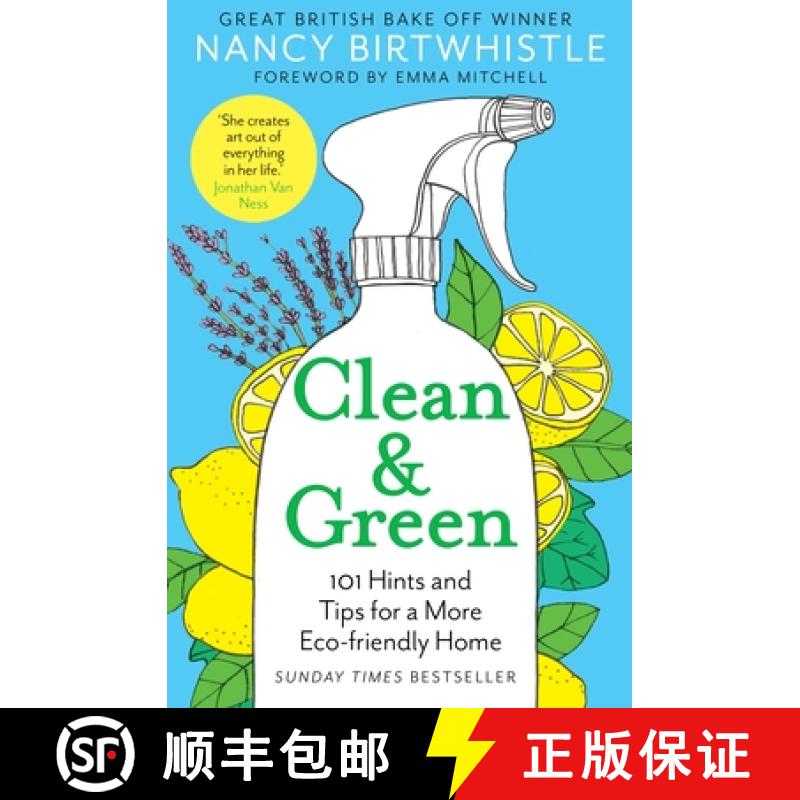 【3-4周达】Clean & Green : 101 Hints and Tips for a More Eco-Friendly Home [9781529049749]
