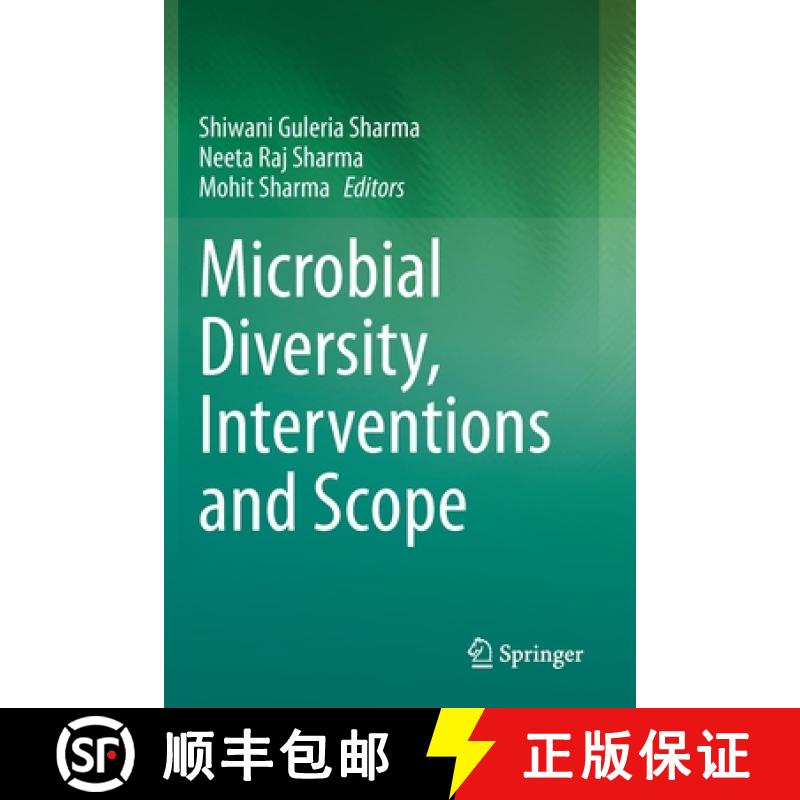 【3-4周达】Microbial Diversity, Interventions and Scope [9789811541018]