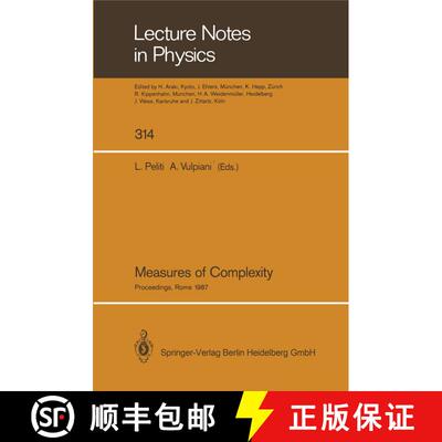 【3-4周达】Measures of Complexity : Proceedings of the Conference, Held in Rome September 30-October ... [9783662136836]