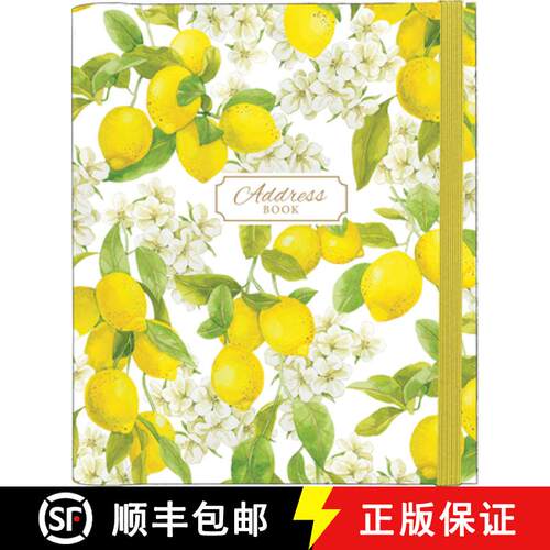 【3-4周达】Amalfi Lemons Large Address Book [9781441345738]