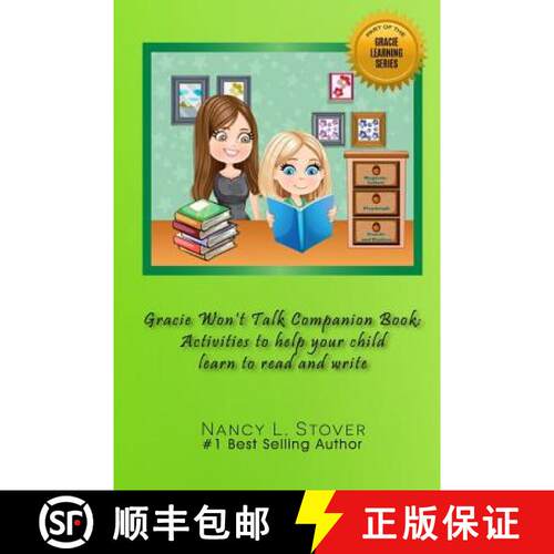 【3-4周达】Gracie Won't Talk Companion Book: Activities to help your child learn to read and write [9780578212098]