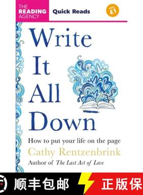 【3-4周达】Write It All Down: How to Put Your Life on the Page (Quick Reads 2025) [9781035075706]
